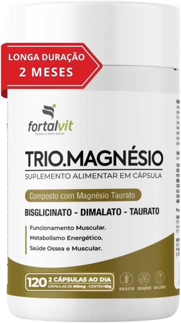 TRIO.MAGNESIO-Longa-Duracao-2-Meses-de-Uso-Bisglicinato-Dimalato-Taurato-260mg-Alta-Concentracao120-Capsulas-Fortalvit-1-1.jpg TRIO.MAGNÉSIO - Longa Duração: 2 Meses de Uso, Bisglicinato - Dimalato - Taurato, 260mg Alta Concentração,120 Cápsulas, Fortalvit - Imagem 1