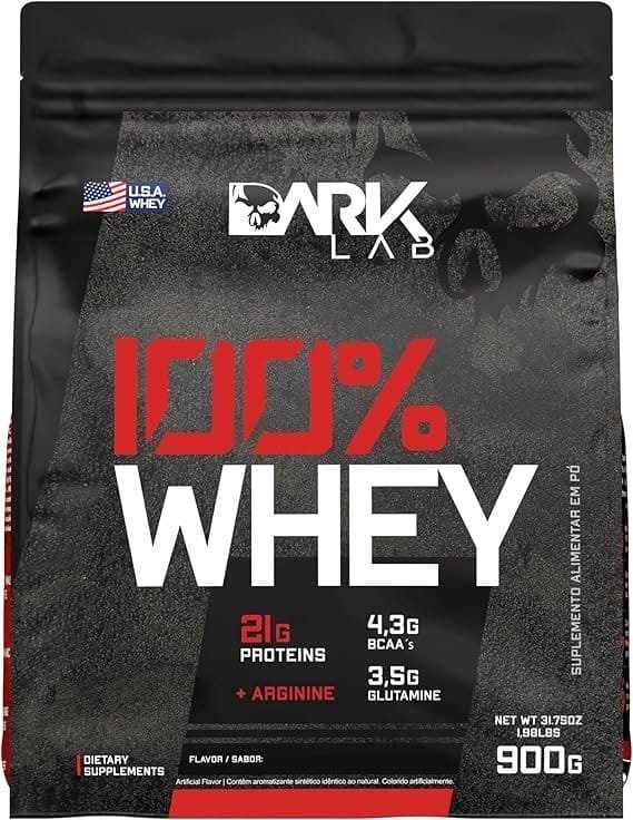 WHEY-100-Dark-Lab-Refil-900g-Baunilha.jpg Whey 100% Concentrado Refil 900G Morango Dark Lab - Imagem 1